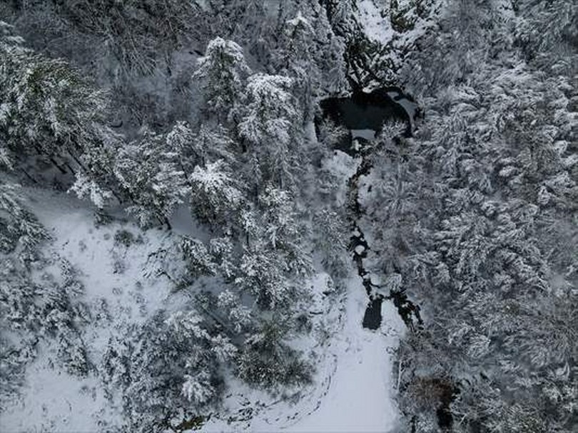 Kocagöl, Kar Yağışıyla Büyüleyici Bir Görünüme Kavuştu