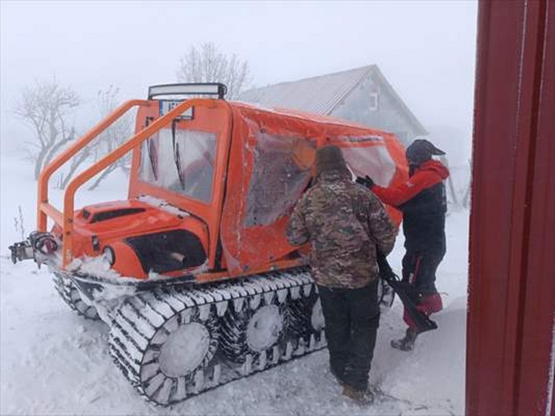 Bolu’da kar nedeniyle yaylada mahsur kalan 18 kişi kurtarıldı