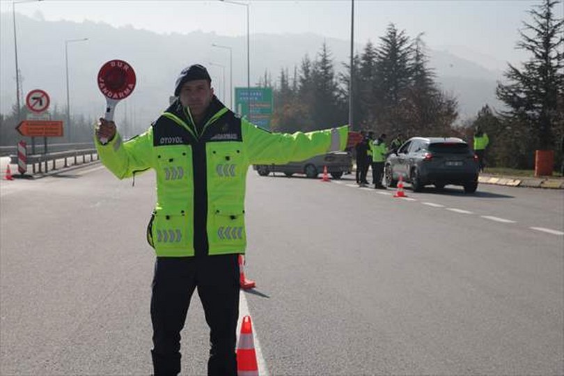 Anadolu Otoyolu’nun Bolu kesiminde trafik denetimi yapıldı