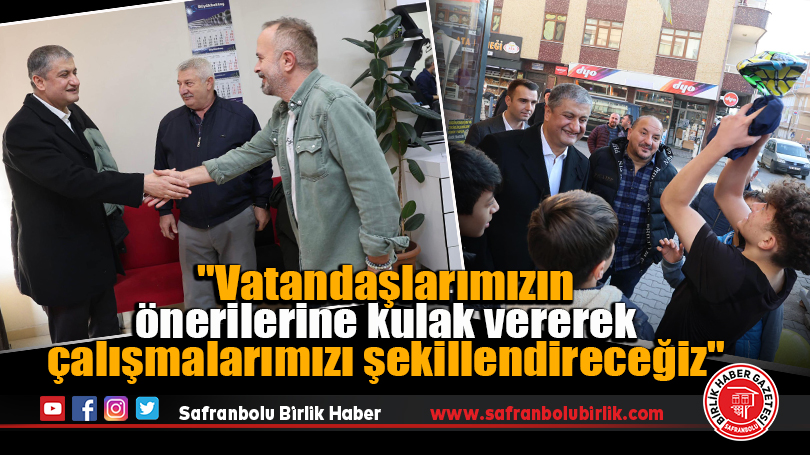 Valiz Yavuz, Esnaf Ziyaretlerine Devam Ediyor