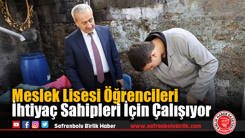 Meslek Lisesi Öğrencileri İhtiyaç Sahipleri İçin Çalışıyor