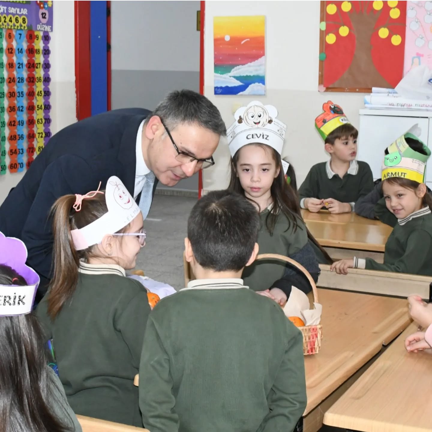 Küçükzoroğlu, Harmanlar İlkokulu’nu Ziyaret Etti