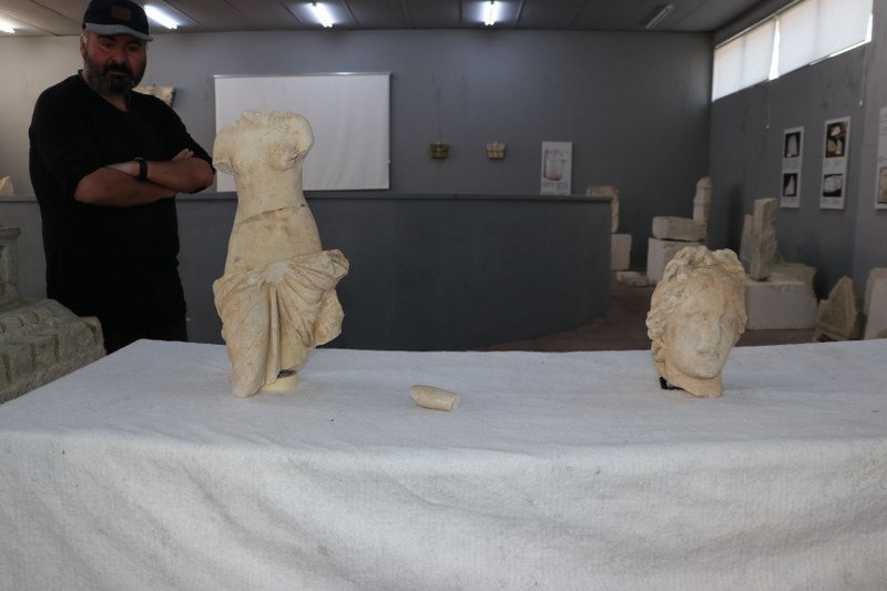 Kastamonu’da “Afrodit” heykeli bulundu