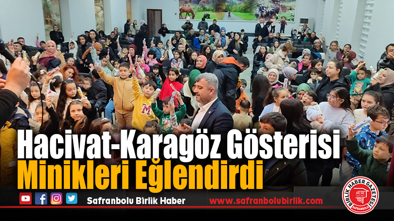 Yenice’de Hacivat-Karagöz Gösterisi Minikleri Eğlendirdi
