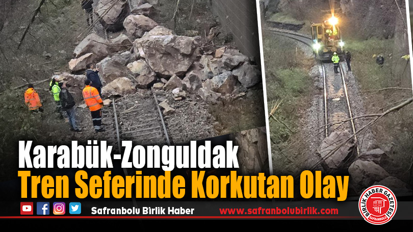 Karabük-Zonguldak Tren Seferinde Korkutan Olay
