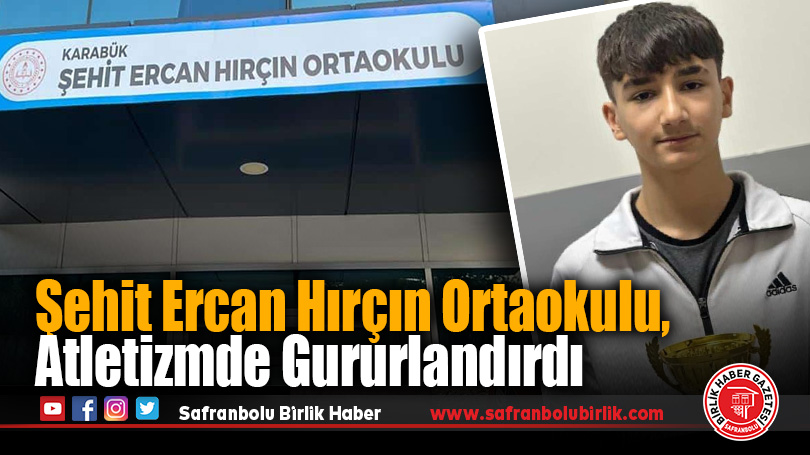 Şehit Ercan Hırçın Ortaokulu, Atletizmde Gururlandırdı