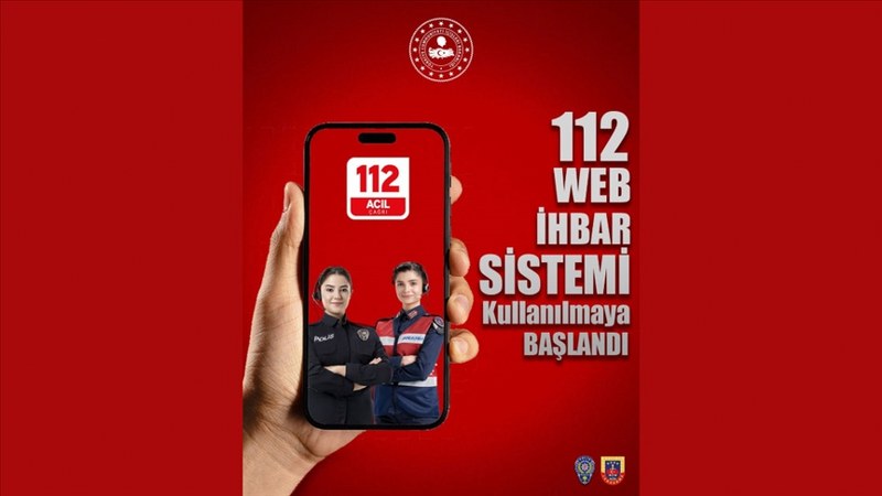 “112 Web İhbar Sistemi” hayata geçirildi