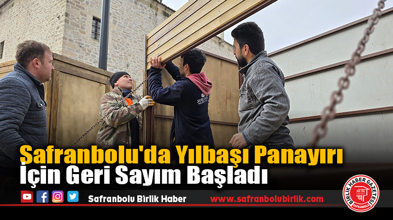 Safranbolu’da Yılbaşı Panayırı İçin Geri Sayım Başladı