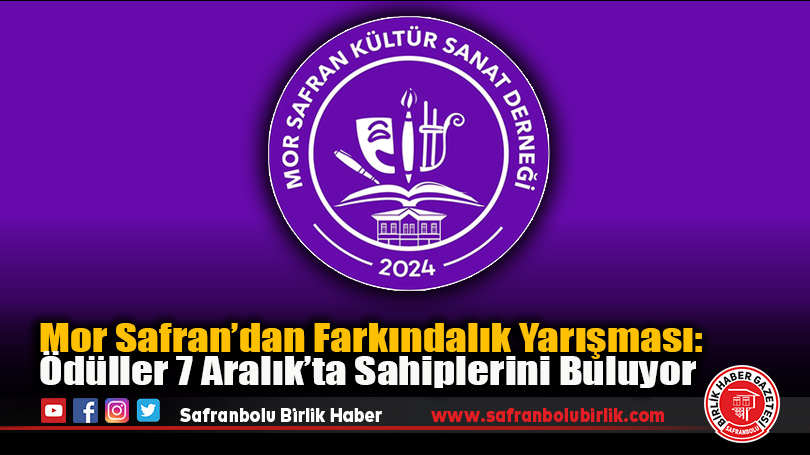 Mor Safran’dan Farkındalık Yarışması: Ödüller 7 Aralık’ta Sahiplerini Buluyor