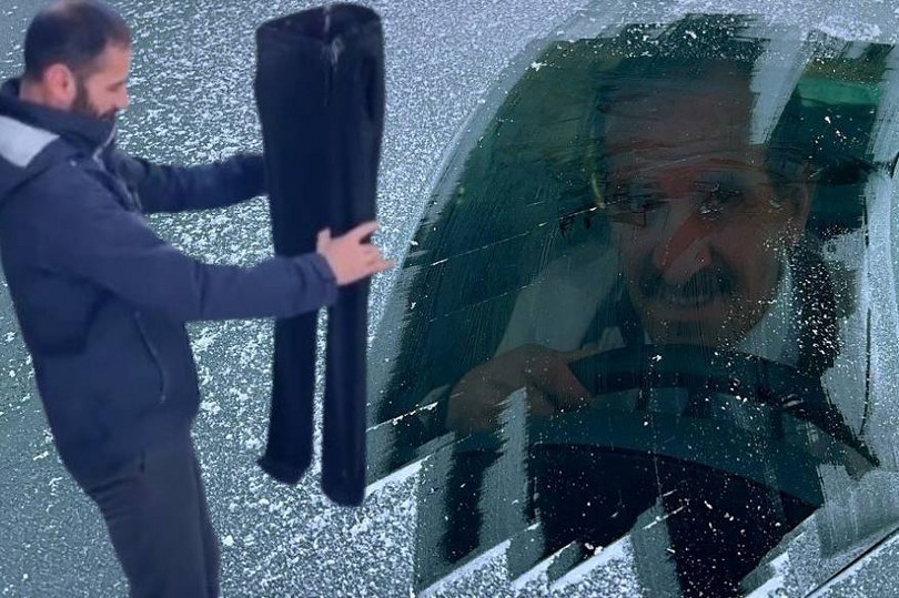 Havaya Atılan Su Bile Buz Oldu