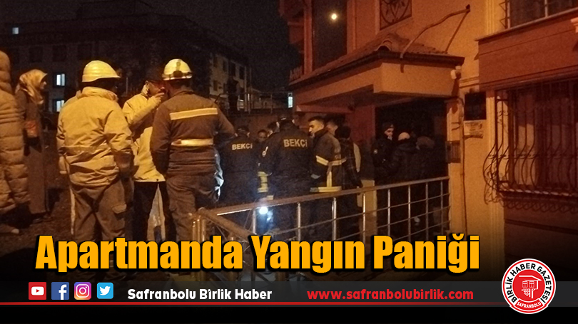 Apartmanda Yangın Paniği