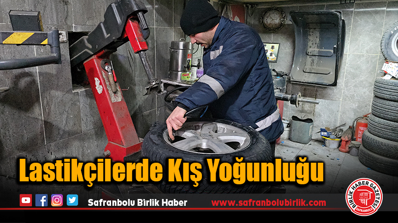 Lastikçilerde Kış Yoğunluğu