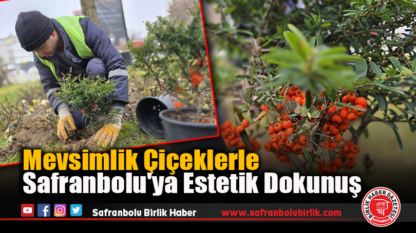 Mevsimlik Çiçeklerle Safranbolu’ya Estetik Dokunuş