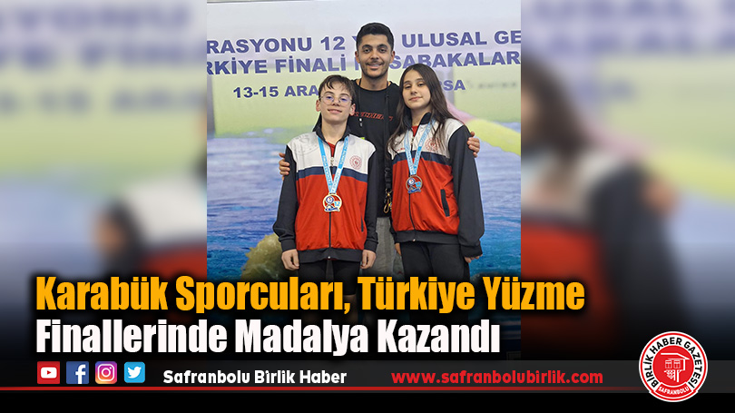 Karabük Sporcuları, Türkiye Yüzme Finallerinde Madalya Kazandı