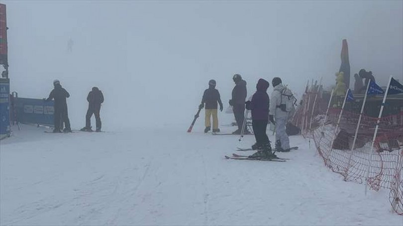 Kartalkaya’da hafta sonunda kayak keyfi