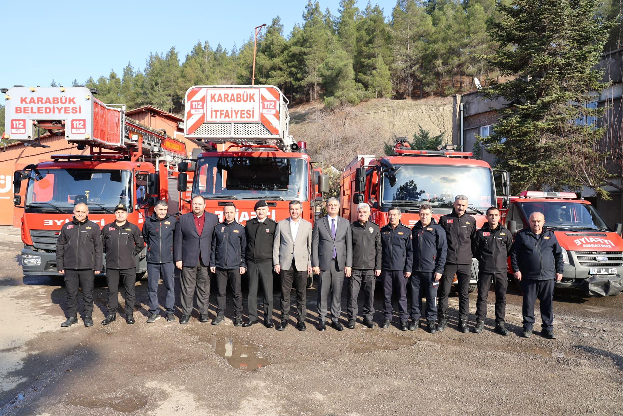 Vali Yavuz, İtfaiye Müdürlüğü Personelinin Yeni Yılını Kutladı