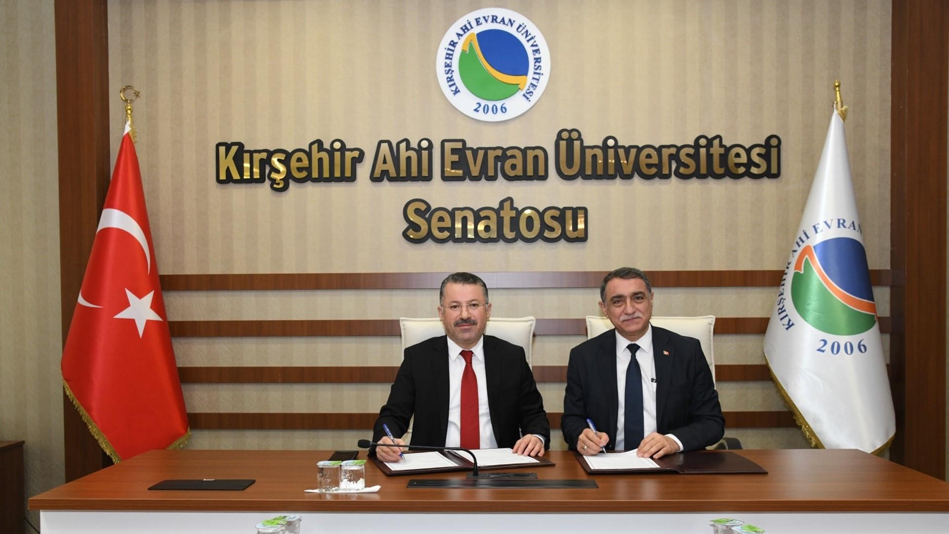 KBÜ ile Ahi Evran Üniversitesi Arasında Akademik İş Birliği