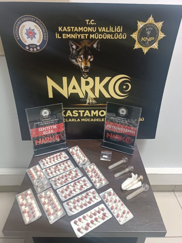 Kastamonu’da 4 şüpheli uyuşturucuyla yakalandı