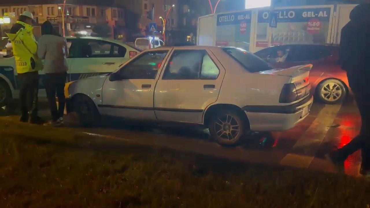 Kaçan sürücü ehliyetsiz ve alkollü çıktı