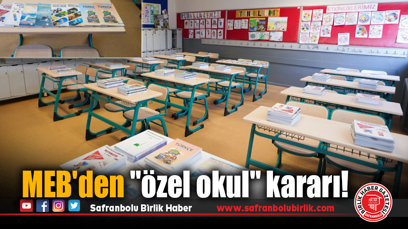 Özel Okullarda Ders Kitapları Ücretsiz Olacak