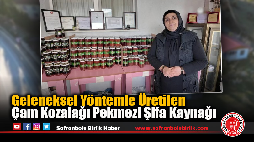 Geleneksel Yöntemle Üretilen Çam Kozalağı Pekmezi Şifa Kaynağı Oluyor