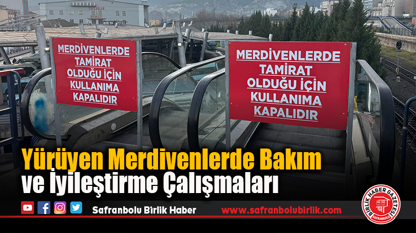 Yürüyen Merdivenlerde Bakım ve İyileştirme Çalışmaları
