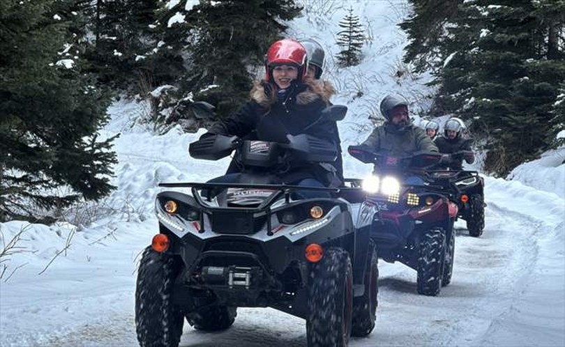 Ilgaz Dağı’nda doğa ile iç içe ATV safari turları yapılmaya başlandı