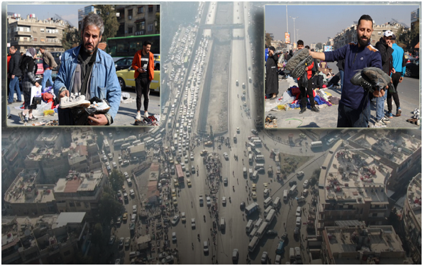 Şam’da ikinci el eşya satışları başladı