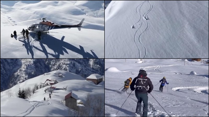 “Heliski” etkinliğinde 4. hafta heyecanı yaşanıyor