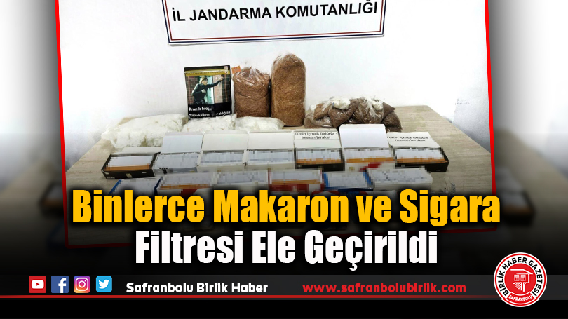 Karabük’te Kaçak Ürün Operasyonu