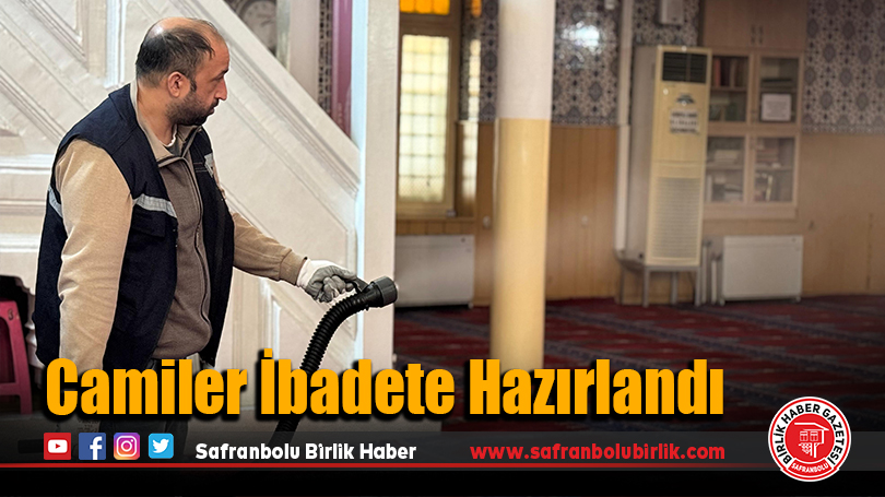 Camiler İbadete Hazırlandı