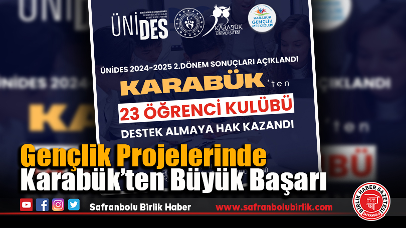 Gençlik Projelerinde Karabük’ten Büyük Başarı
