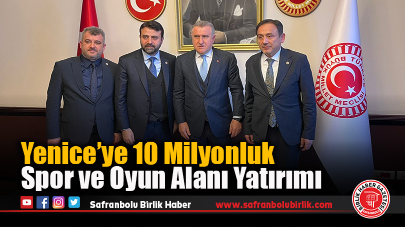 Yenice’ye 10 Milyonluk Spor ve Oyun Alanı Yatırımı