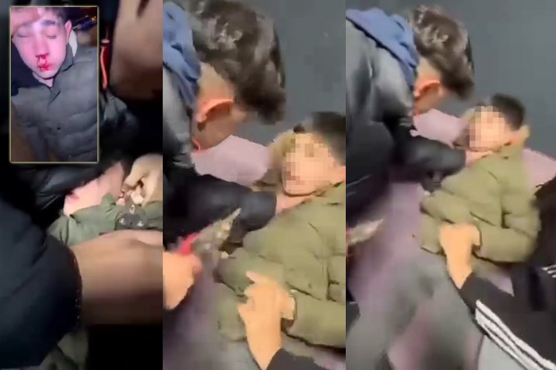 Sağır ve dilsiz çocuğa işkenceyi kameraya alıp abisine gönderdi