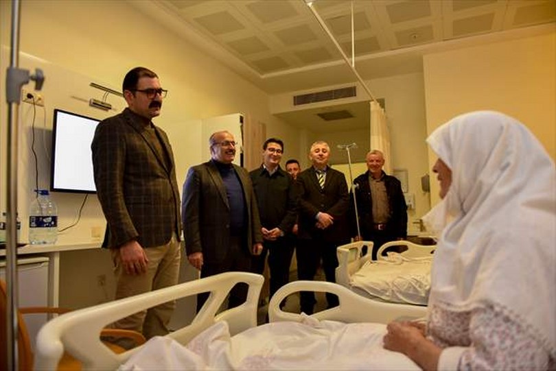 Taşköprü’de yeni yıla görevi başında giren personele ziyaret