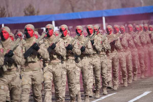 Kastamonu’da eğitimlerini tamamlayan uzman erbaşlar yemin etti