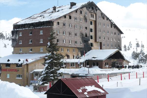 TBMM Kartalkaya’daki Otel Yangınını Araştırma Komisyonu, Grand Kartal Otel’de incelemelerde bulundu