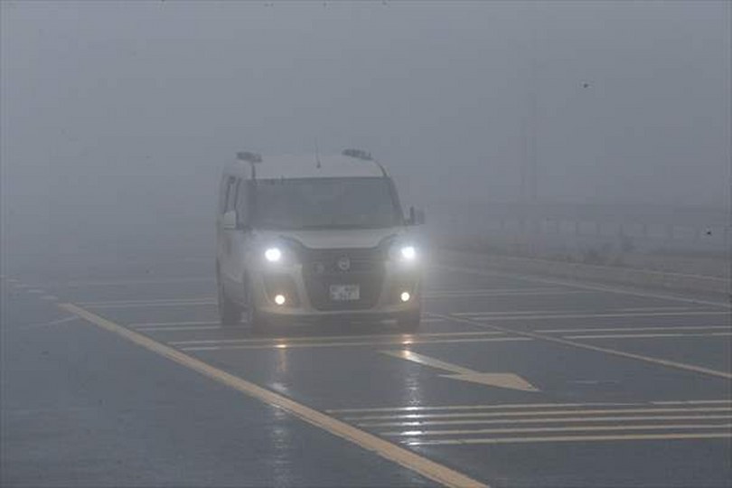 Bolu Dağı’nda sis etkili oldu