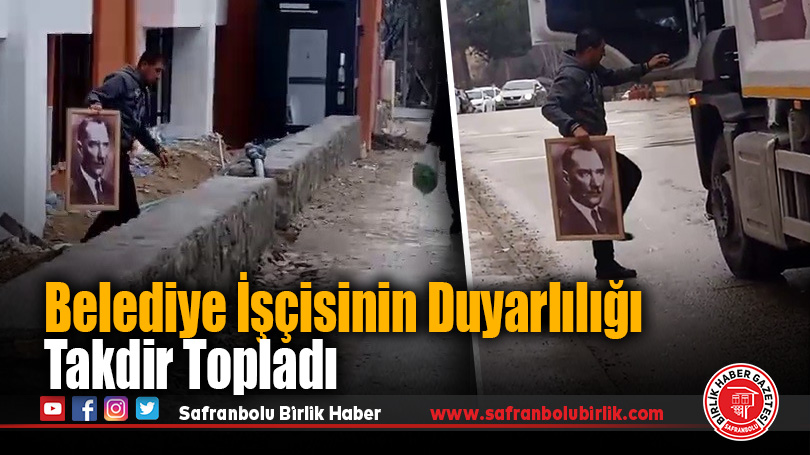 Belediye İşçisinin Duyarlılığı Takdir Topladı