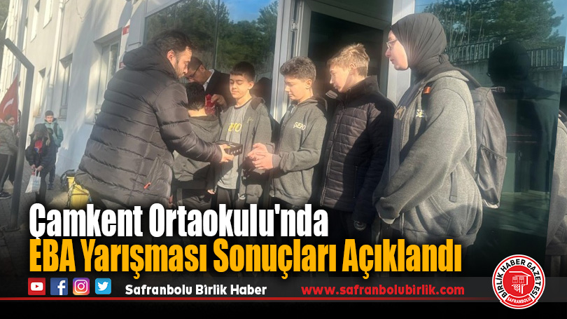 Çamkent Ortaokulu’nda EBA Yarışması Sonuçları Açıklandı