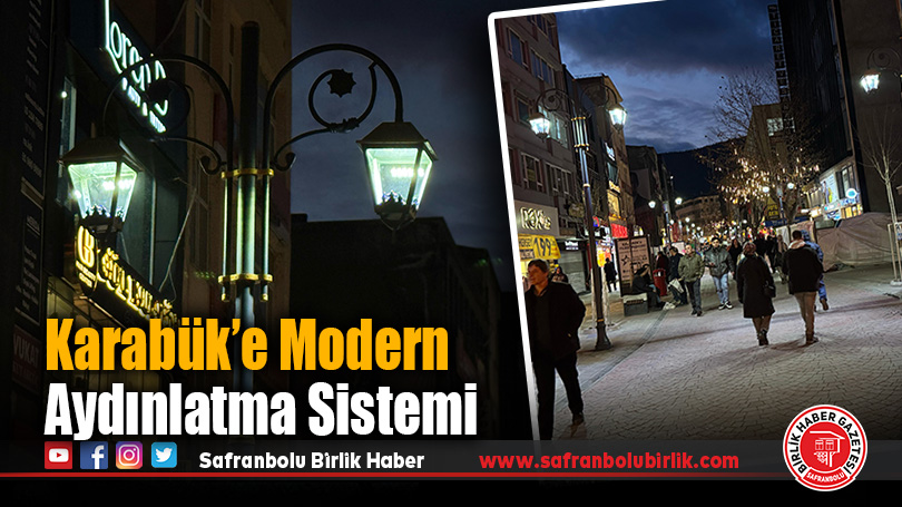 Karabük’te Karabük’e Modern Aydınlatma Sistemi