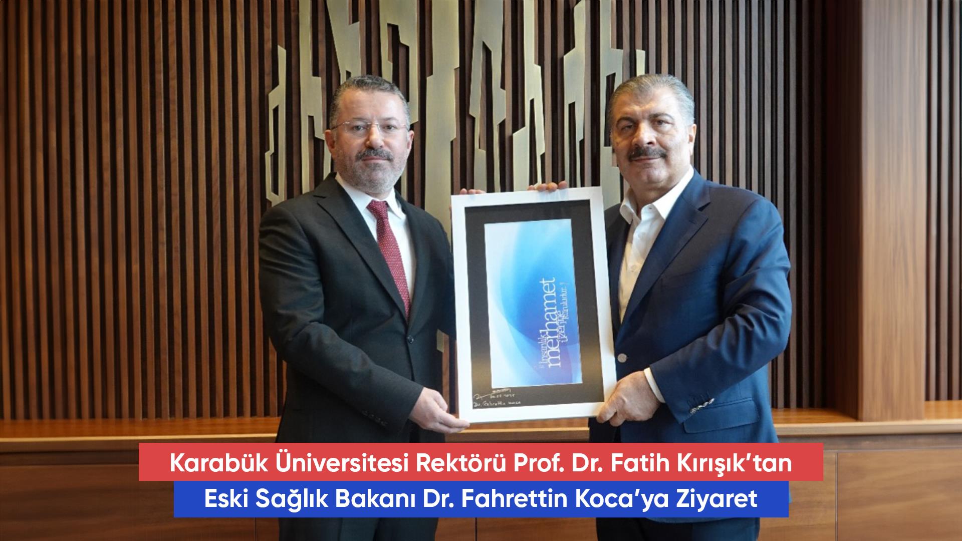 Karabük Üniversitesi ile Medipol Arasında Yeni Projeler Gündemde