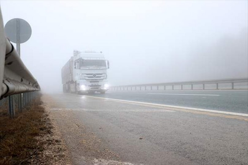 Kastamonu’da sis etkili oluyor