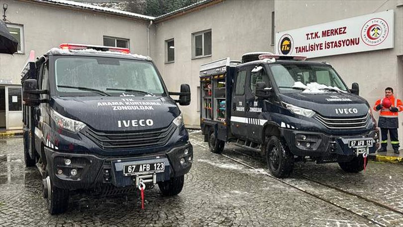 Madencilere afetlerde ve maden kazalarında kullanmak üzere özel tasarımlı araçlar teslim edildi