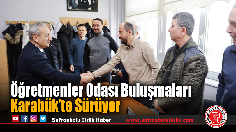 Öğretmenler Odası Buluşmaları Karabük’te Sürüyor