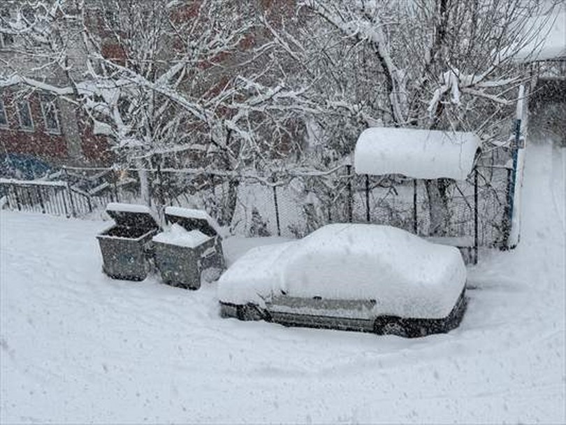 Bartın’da kar yağışı