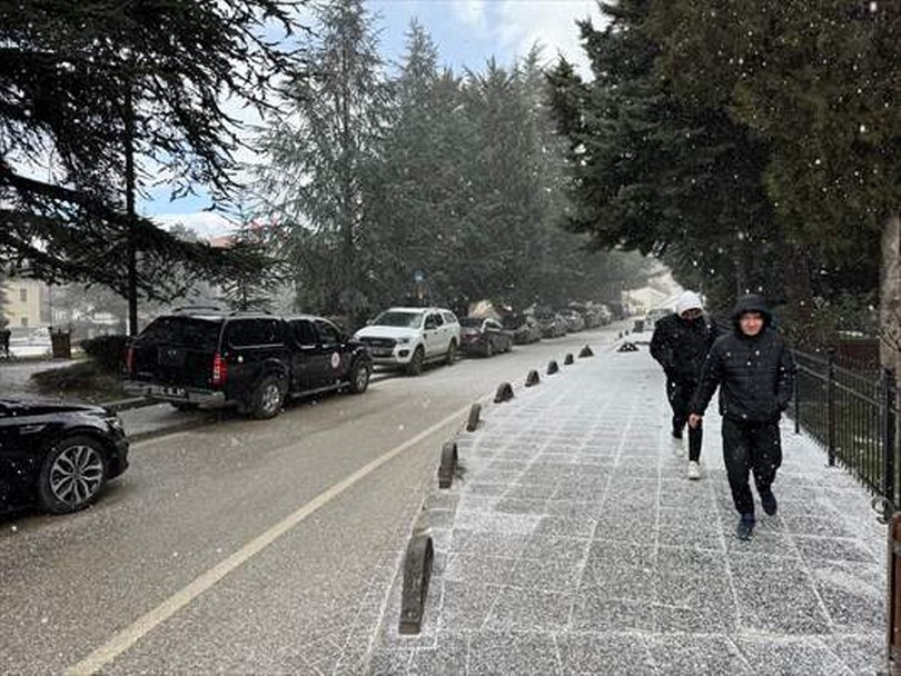 Kastamonu’da kar yağışı