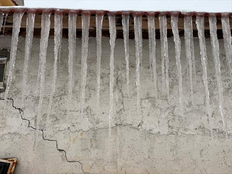 Eflani’de soğuk hava etkili oldu