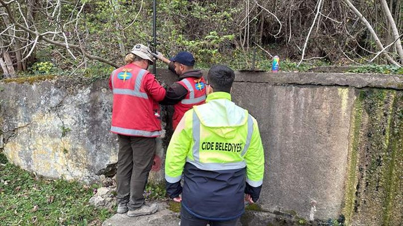 Cide’de kanalizasyon çalışmaları başlatıldı
