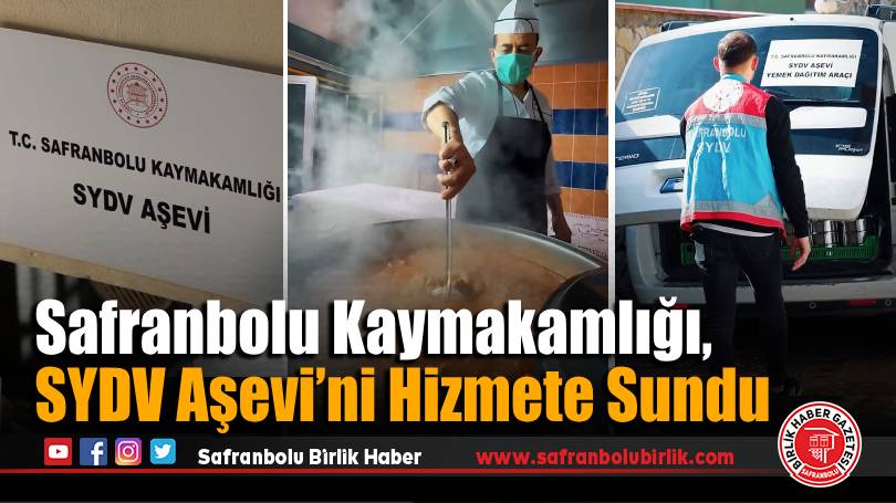 Safranbolu Kaymakamlığı, SYDV Aşevi’ni Hizmete Sundu